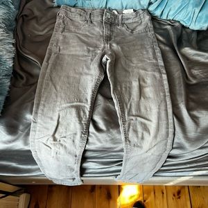 Girls H&M 7/8 Grey Pants